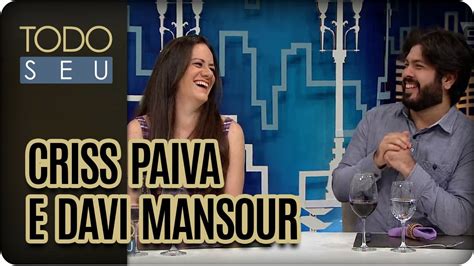 criss paiva ex marido|Namorados e humoristas, Criss Paiva e Davi Mansour agora。